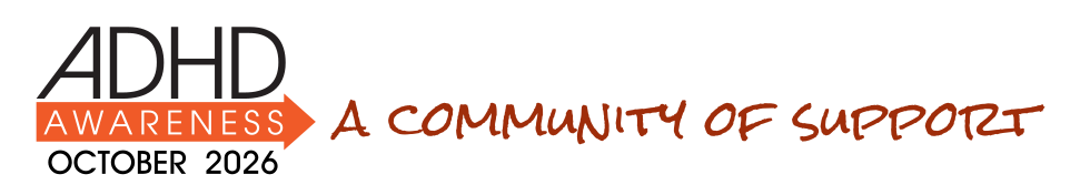 ADHDAwarenessMonth 2026 logo