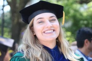 woman in graduation cap