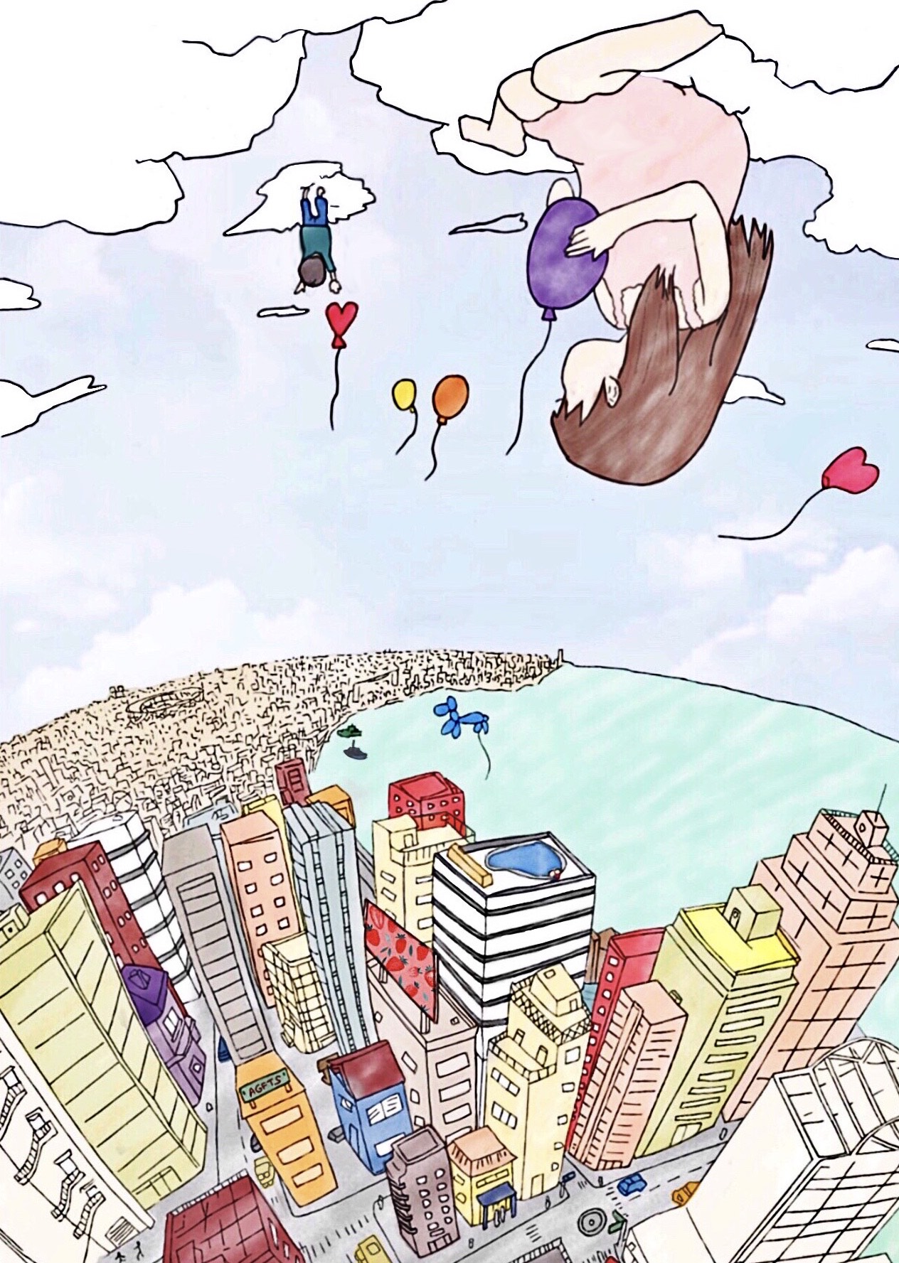 A gift from the sky illustration