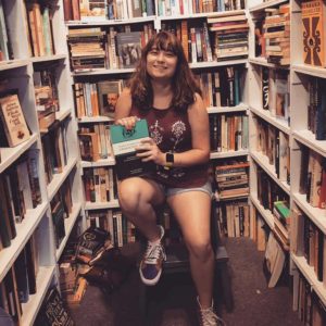 Surrounded by books